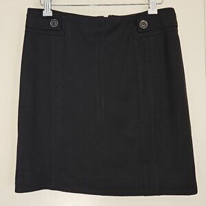 White house black market black mini skirt size 4